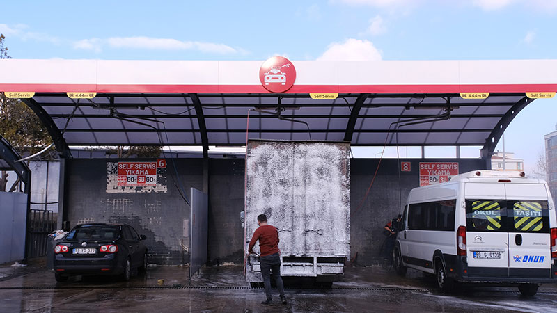 7/24 Self Servis Araç Yıkama